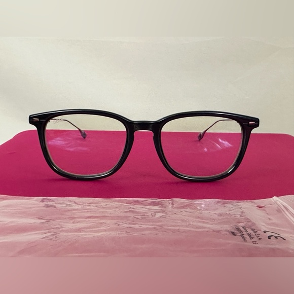 BOSS 1359/BB Blue Striped Gray Frames 52-20-145 Unisex Acetate Frames.  … - Picture 8 of 10